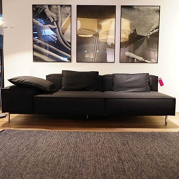 De Sede 3-Sitzer Sofa DS 22/323-A Stoff Craft 906 Füße Chrom Hochglanz günstig online kaufen