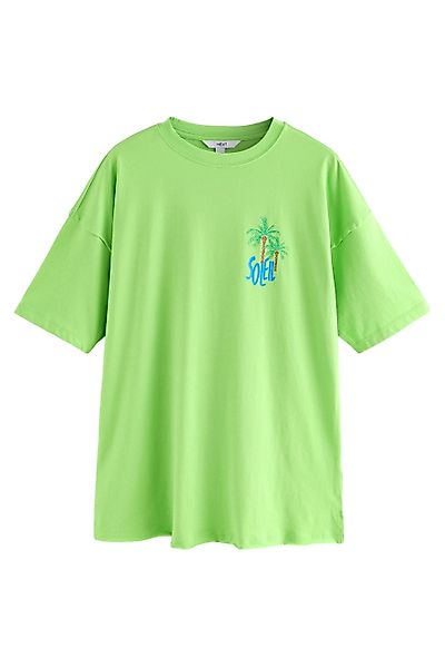 Next T-Shirt Relaxed Fit T-Shirt, Nahtdetails günstig online kaufen