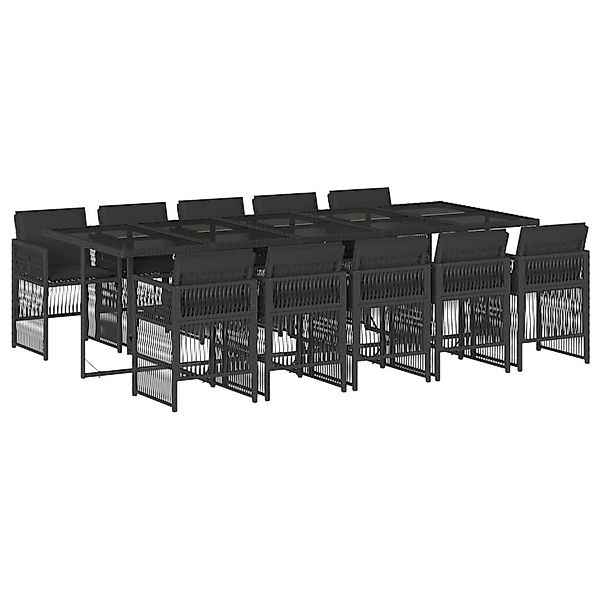 vidaXL Garten-Essgruppe 11-tlg. Garten-Essgruppe mit Kissen günstig online kaufen