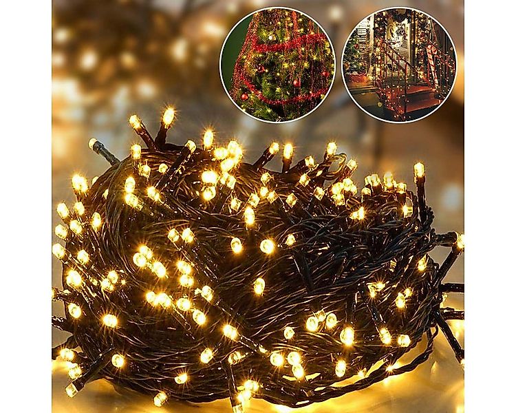 Salcar LED-Lichterkette 23M 360 LED Lichterkette Weihnachtsbaum Weihnachtsd günstig online kaufen