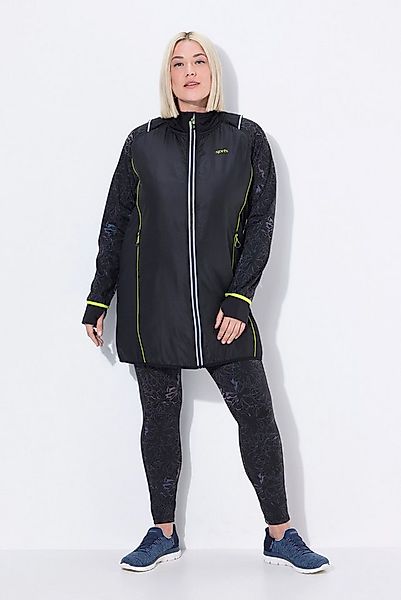 Ulla Popken Sweatjacke 2-in-1-Funktionsmantel Ärmel abnehmbar Zipptaschen günstig online kaufen