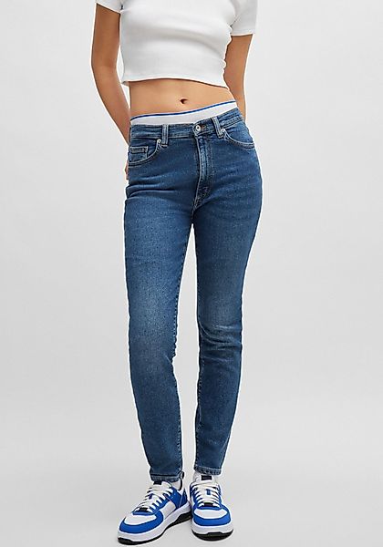 HUGO Blue Skinny-fit-Jeans "Malu" Skinny Fit mit mittlerer Leibhöhe günstig online kaufen