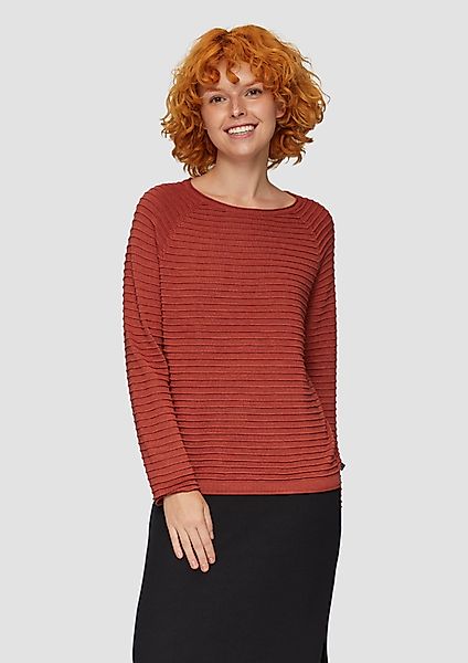 QS Strickpullover Pullover mit Strukturmuster aus günstig online kaufen
