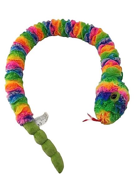 soma Kuscheltier Plüschtier Plüschschlange XXL 100 cm Regenbogen Plüsch-Sch günstig online kaufen