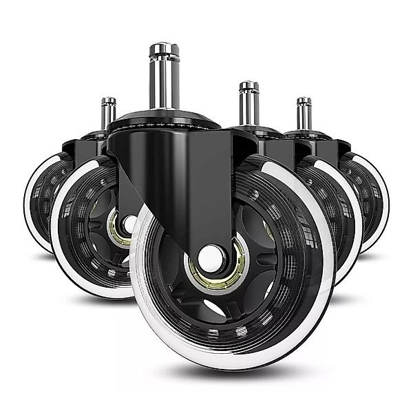 Refined Living Stuhlrolle 5x Leise Bürostuhlrollen günstig online kaufen