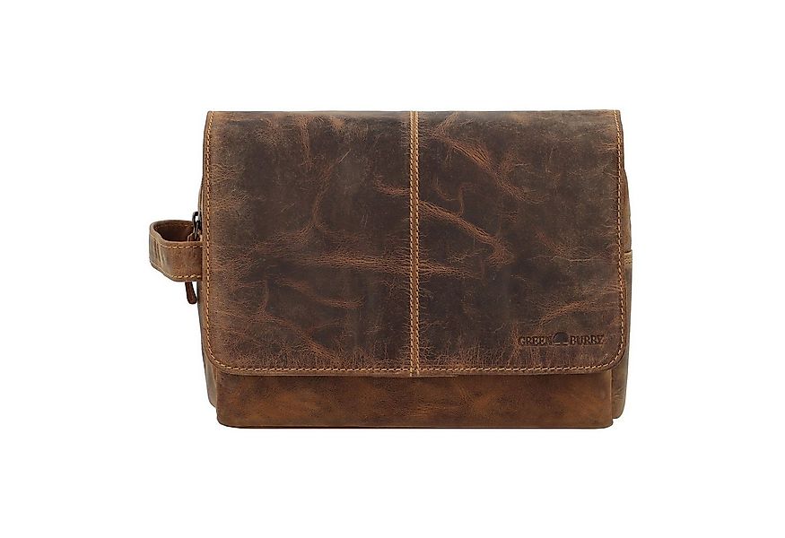 Greenburry Kulturbeutel Vintage, Leder günstig online kaufen