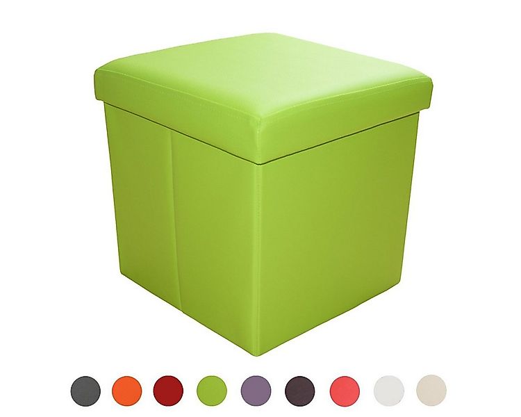style home Sitzhocker mit Stauraum faltbare Sitzwürfel (Sitztruhe aus Kunst günstig online kaufen