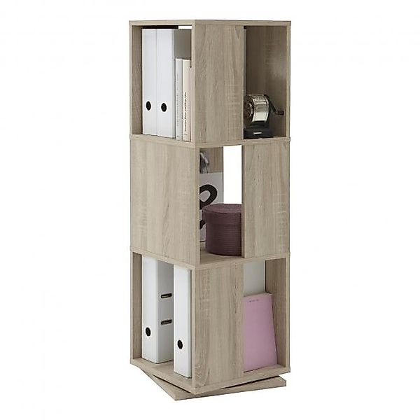 TOWER Drehbares Regal von FMD Eiche günstig online kaufen