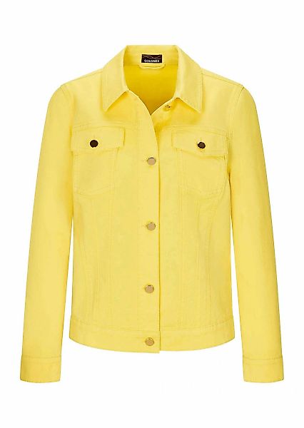 GOLDNER Kurzjacke "Kurzgröße Baumwolljacke mit edlen Ziernähten" Ziernähte günstig online kaufen