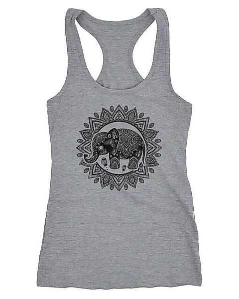 Neverless Tanktop Damen Tank-Top Elefant Mandala Boho Bohamian Ethno Tribal günstig online kaufen