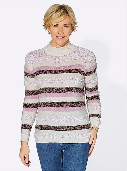 Witt Strickpullover Pullover Langarm Materialmix günstig online kaufen