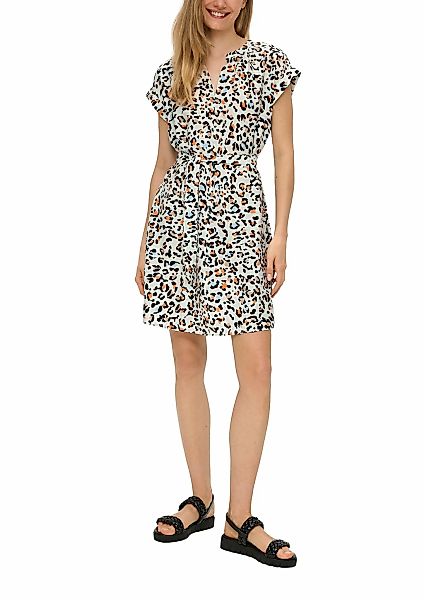 s.Oliver Sommerkleid, mit Animal Print günstig online kaufen