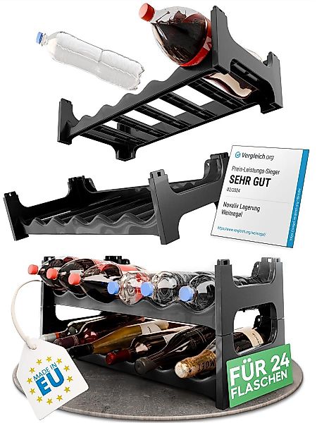 Novaliv Regal -, Spar-Set 4-tlg., Stapelbar,platzsparend, günstig online kaufen