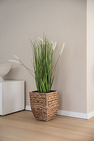 VIVANNO Pflanzkübel Wasserhyazinthe ASIA Würfel - Natur Geflochten (1 St), günstig online kaufen