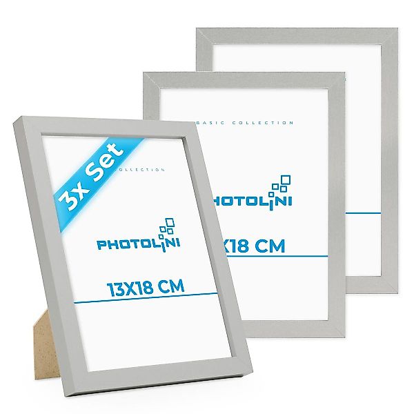 PHOTOLINI Bilderrahmen 3er Set, stabiles MDF-Holz, günstig online kaufen