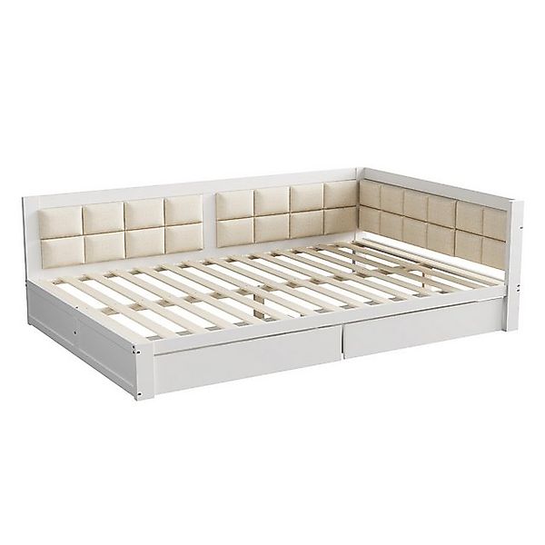 STILVORA Schlafsofa 140x200 Daybett mit Stauraum und Lattenrost,Tagesbett o günstig online kaufen