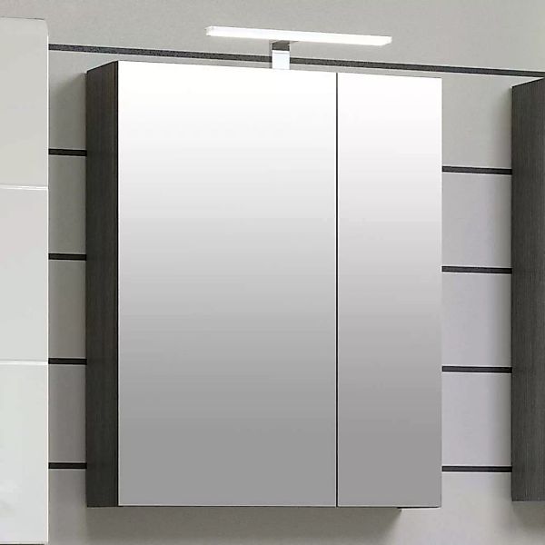 Badschrank Spiegel in modernem Design 60 cm breit günstig online kaufen