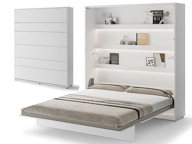 Compleo Schrankbett Vertical Wandklappbett Lenart Bed günstig online kaufen