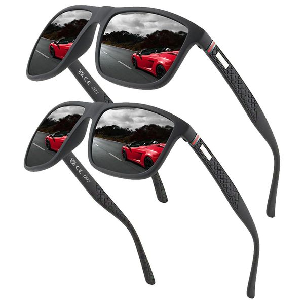 MODFU Sonnenbrille Pilotenbrille Polarisiert Leicht Quadrat günstig online kaufen