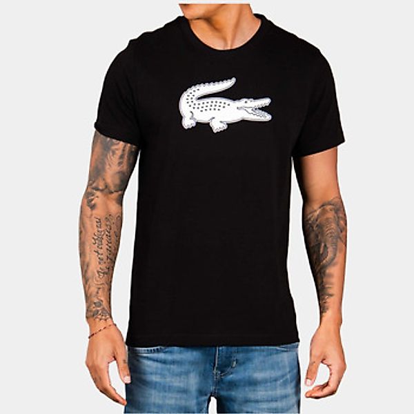 Lacoste  T-Shirt Ultra dry sport t-shirt - black white günstig online kaufen