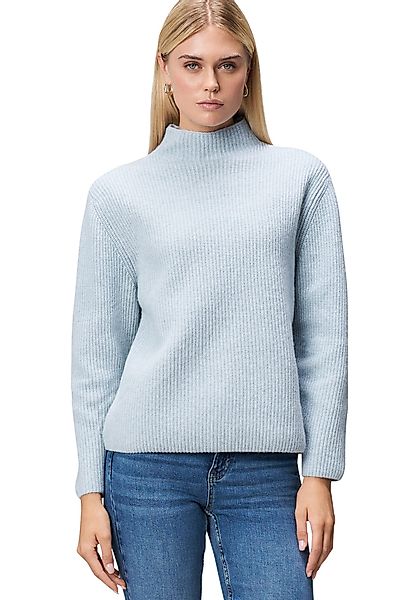 Zero Strickpullover Damen Strickpullover mit Stehkragen günstig online kaufen