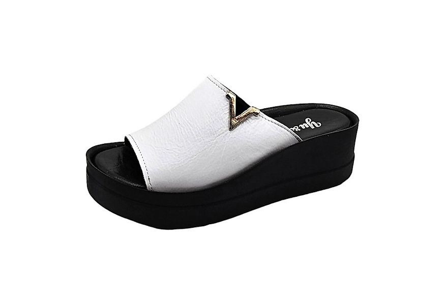 Yu&Luk Pantolette Sommerschuh, Schlappen, Plateau, Sandale günstig online kaufen