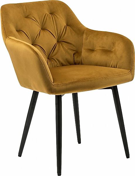 SalesFever Esszimmerstuhl "Coventry Komfortabler Polstertuhl im eleganten S günstig online kaufen