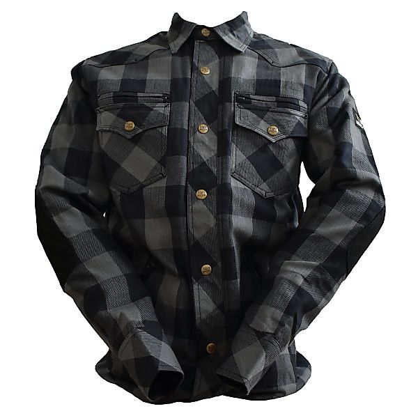 Bores Motorradjacke Bores Lumberjack Jacken-Hemd schwarz günstig online kaufen