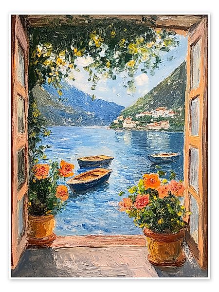 Posterlounge Poster DejaReve, Augustnachmittag, Maritim Malerei günstig online kaufen