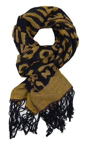 Ella Jonte Modeschal, Leopard Schal braun schwarz oder gelb Winterschal mit günstig online kaufen