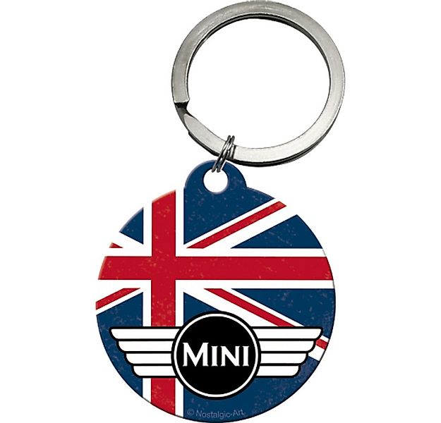 MINI Schlüsselanhänger Mini Cooper Edelstahl Schlüsselanhänger Ø 4cm John W günstig online kaufen