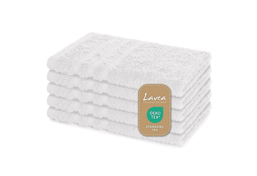Lavea Handtuch Set Frottierserie Elena, Gästetuch - 100% Baumwolle (Set, 5- günstig online kaufen