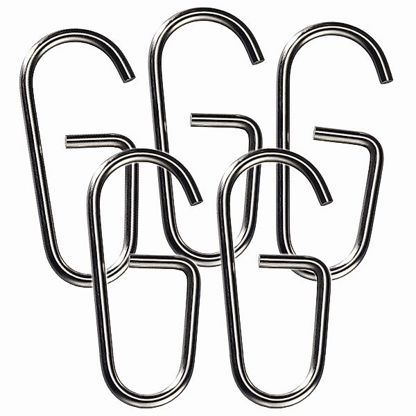 PHOS Design Duschvorhangringe HKD, (5-St., Duschvorhanghaken), günstig online kaufen