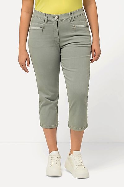 Ulla Popken Funktionshose 7/8-Stretchhose Mony Zipptaschen günstig online kaufen