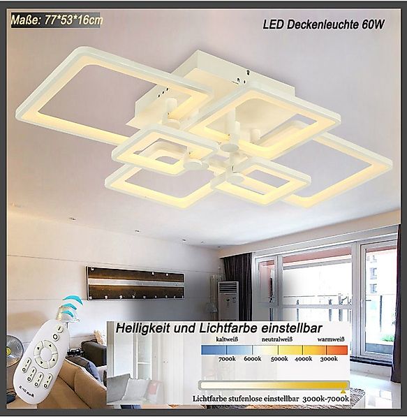Euroton LED Deckenleuchte LED Deckenleuchte Fernbedienung günstig online kaufen