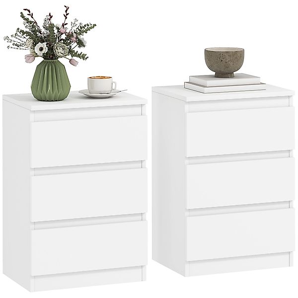 HOMCOM Nachttisch griffloses Design (Beistelltisch mit günstig online kaufen