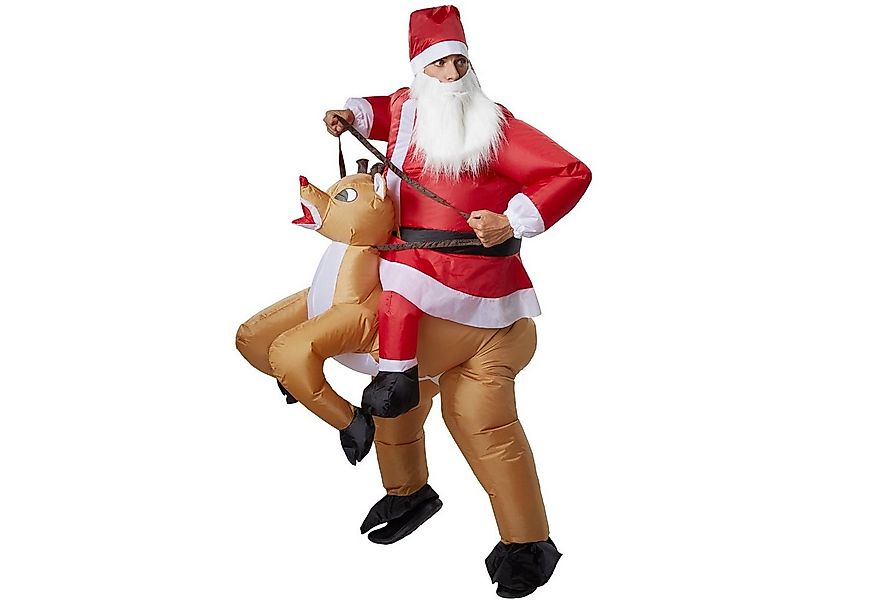 dressforfun Kostüm Aufsitzkostüm Santa Claus, Aufsitzkostüm mit Mütze und B günstig online kaufen