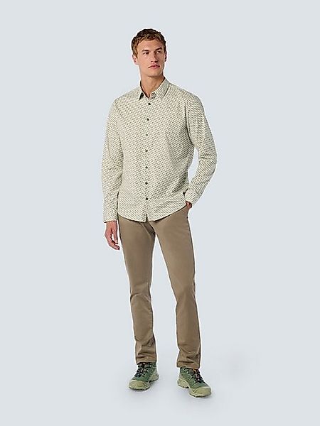 NO EXCESS Langarmhemd No Excess Hemd mit Grafischem Muster - Stilvoll für d günstig online kaufen