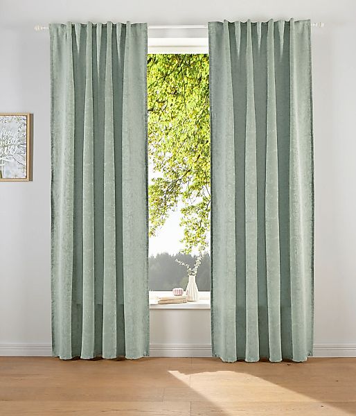 LeGer Home by Lena Gercke Vorhang "LESKA" Multifunktionsband 1 Stk. tlg. bl günstig online kaufen