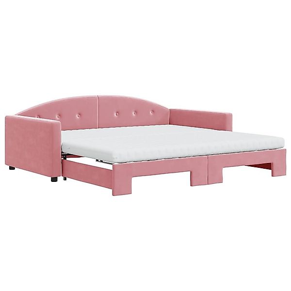 vidaXL Bett Tagesbett Ausziehbar mit Matratzen günstig online kaufen