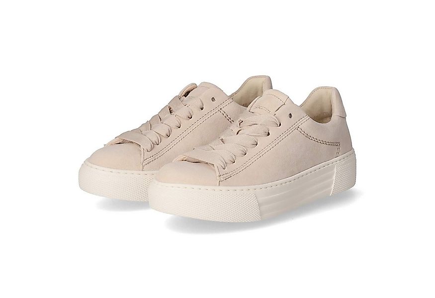 Gabor Gabor 86.460.13 Damen Rauleder beige Schnürschuh günstig online kaufen