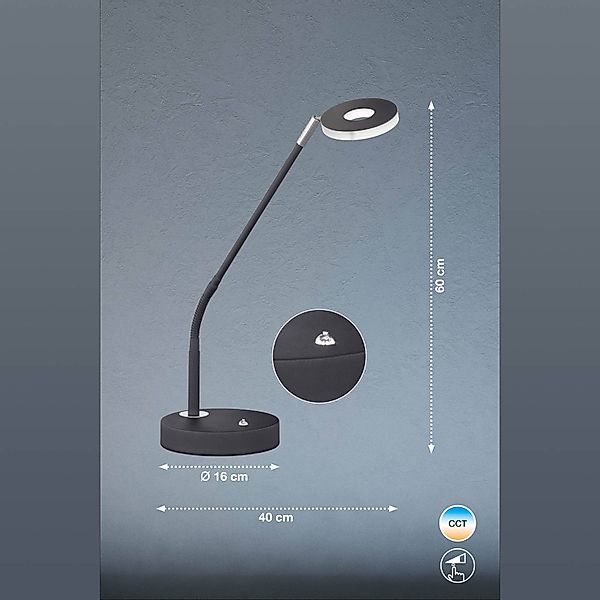 FISCHER & HONSEL LED Tischleuchte »Dent«, 1 flammig, Leuchtmittel LED-Modul günstig online kaufen