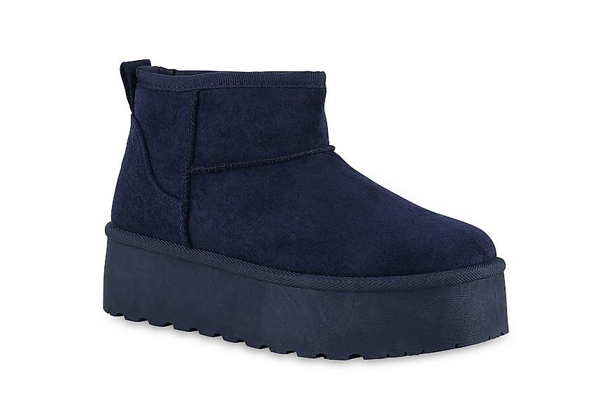 VAN HILL 840733 Plateaustiefelette Damen Warm Gefütterte Plateau Boots Bequ günstig online kaufen