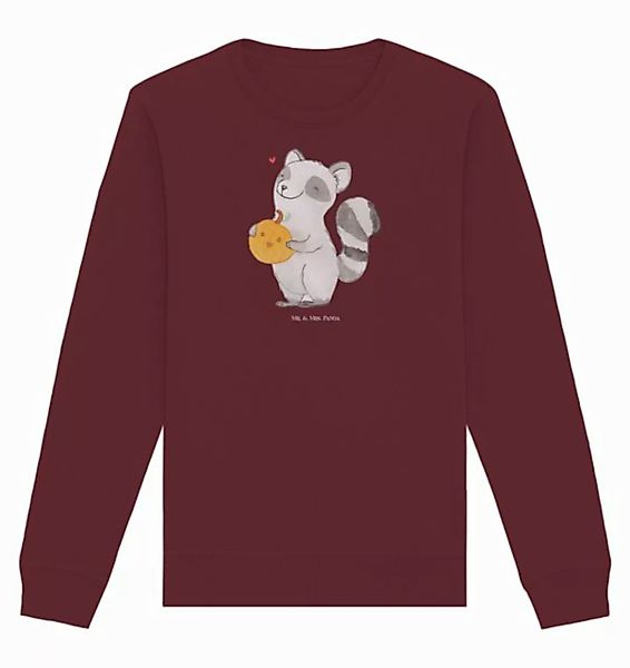 Mr. & Mrs. Panda Longpullover Größe S Waschbär Kürbis - Burgundy - Geschenk günstig online kaufen