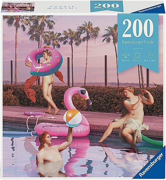 Ravensburger Puzzle Poolparty, 200 Puzzleteile, Made in Europe günstig online kaufen