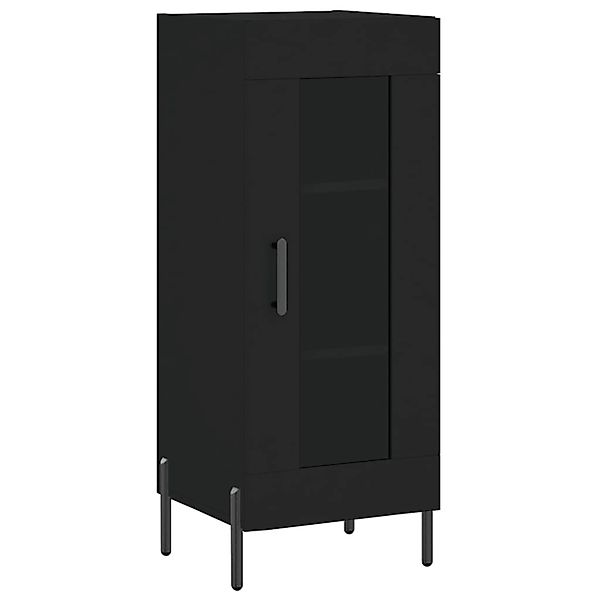 vidaXL Sideboard Schwarz 34,5x34x90 cm Holzwerkstoff 828805 günstig online kaufen