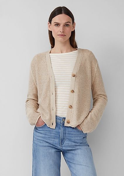s.Oliver Strickjacke Strickjacke mit Knopfleiste günstig online kaufen