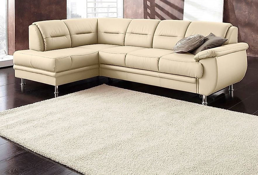 sit&more Ecksofa "Mailand L-Form, B: 250 cm" optional Bettfunktion günstig online kaufen