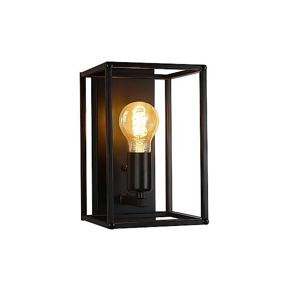 ZMH Wandleuchte Retro Wandlampe Schwarz - günstig online kaufen