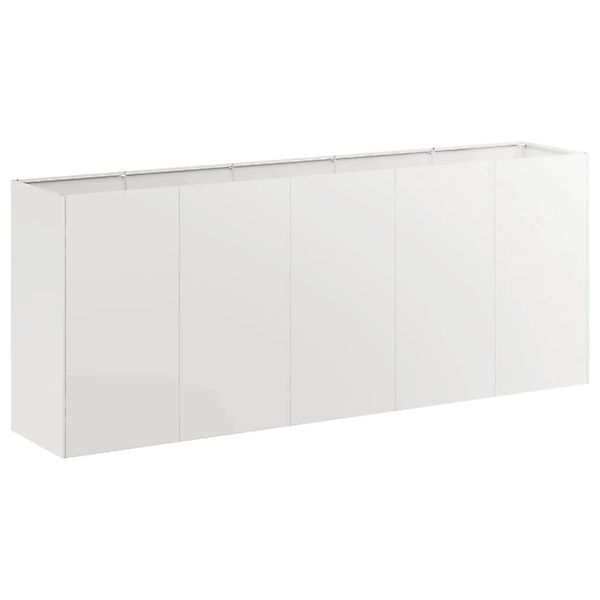 vidaXL Pflanzkübel 200x40x80 cm Edelstahl 860728 günstig online kaufen